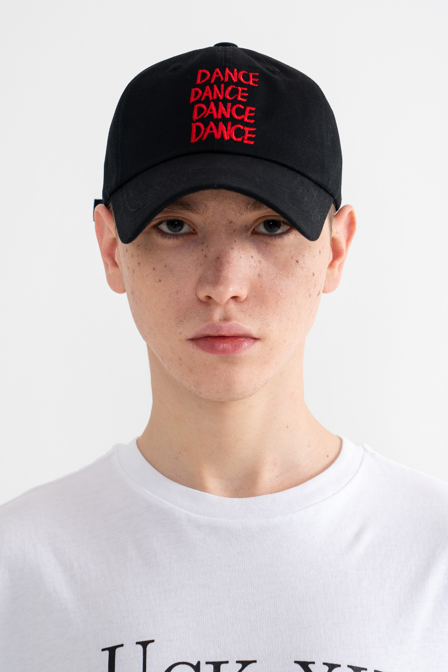&quot;DANCE&quot; Embroidered Ball Cap Black